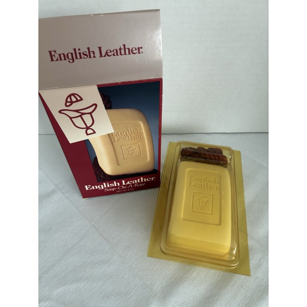 Dana English Leather Fragrance Soap On A Rope for Men - RED ROPE